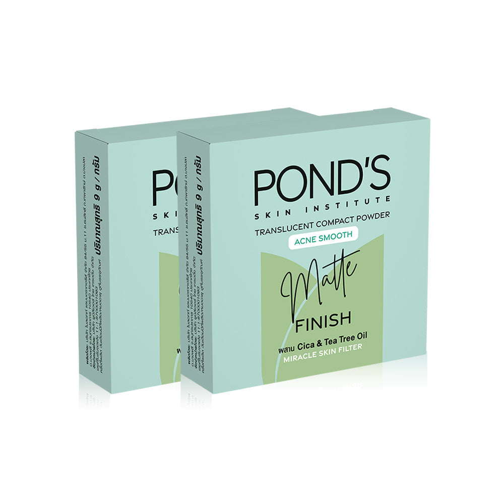 Ponds Compact Powder - Acne Smooth [9g x 2pcs]