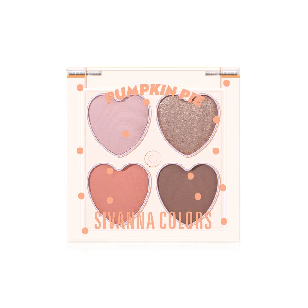 SIVANNA Colors Mini Heart Eyeshadow Palette 3.2g - #02 Pumpkin Pie