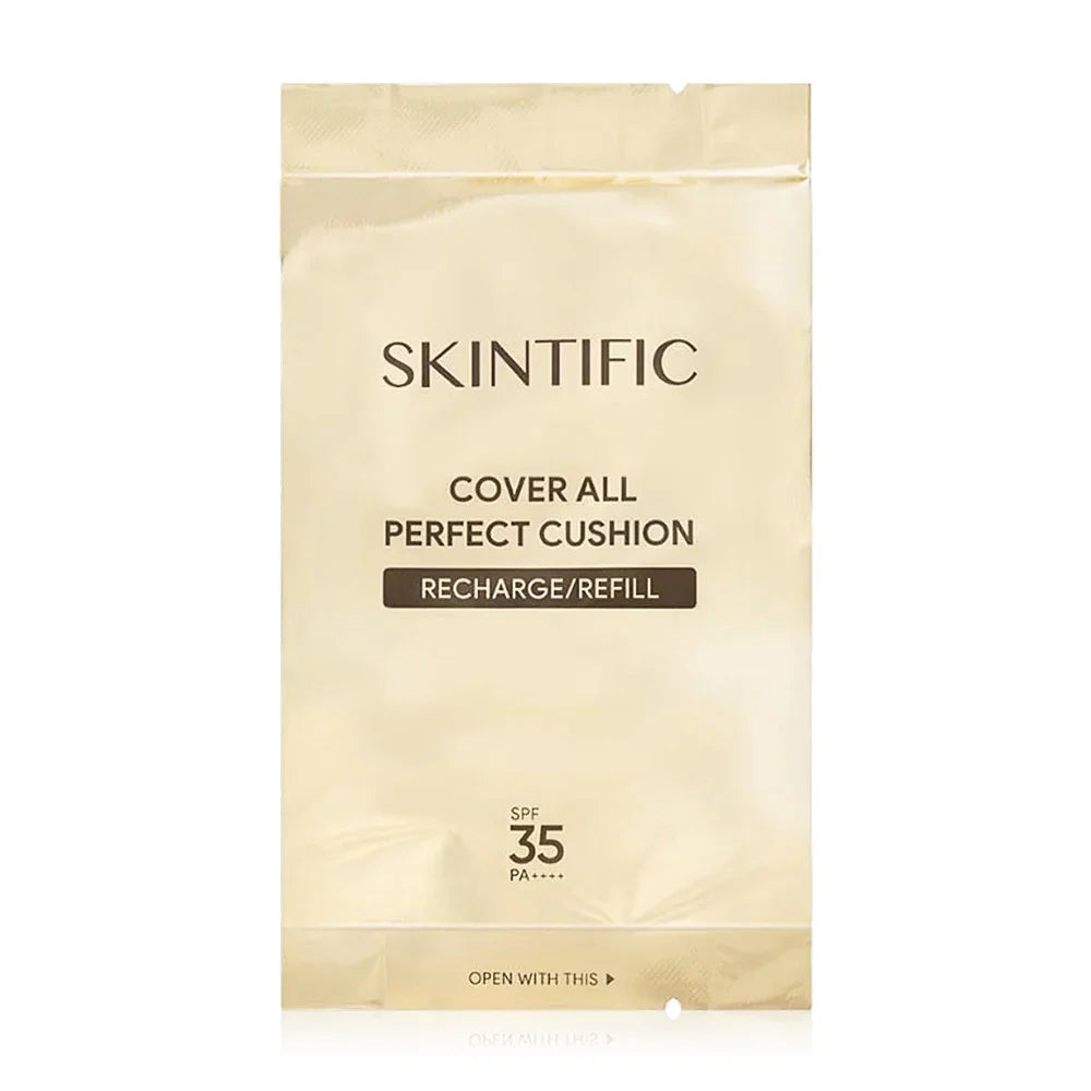SKINTIFIC Cover All Perfect Cushion SPF35 PA++++ Refill 11ml - #02 Ivory