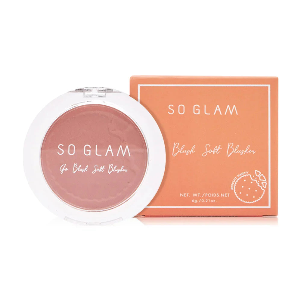 So Glam Go Blush Soft Blusher Biscuit Collection 6g - #06 Vanilla Shortbread
