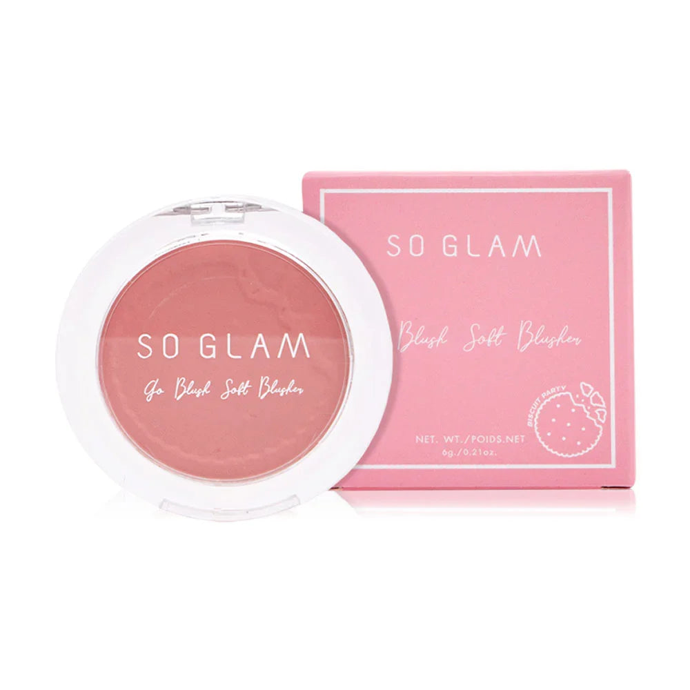 So Glam Go Blush Soft Blusher Biscuit Collection 6g - #07 Bridal Shower Biscuit