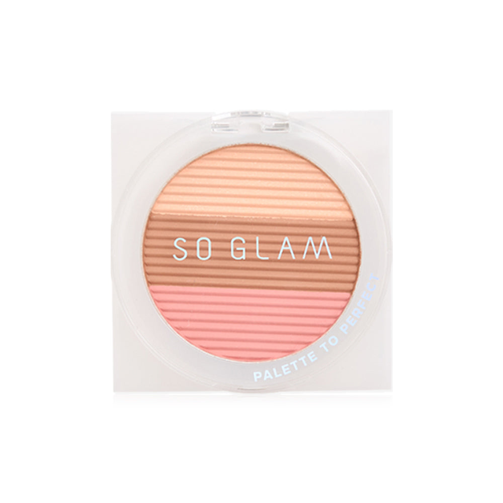 So Glam Palette To Perfect 9g - #001 Pastel Peach