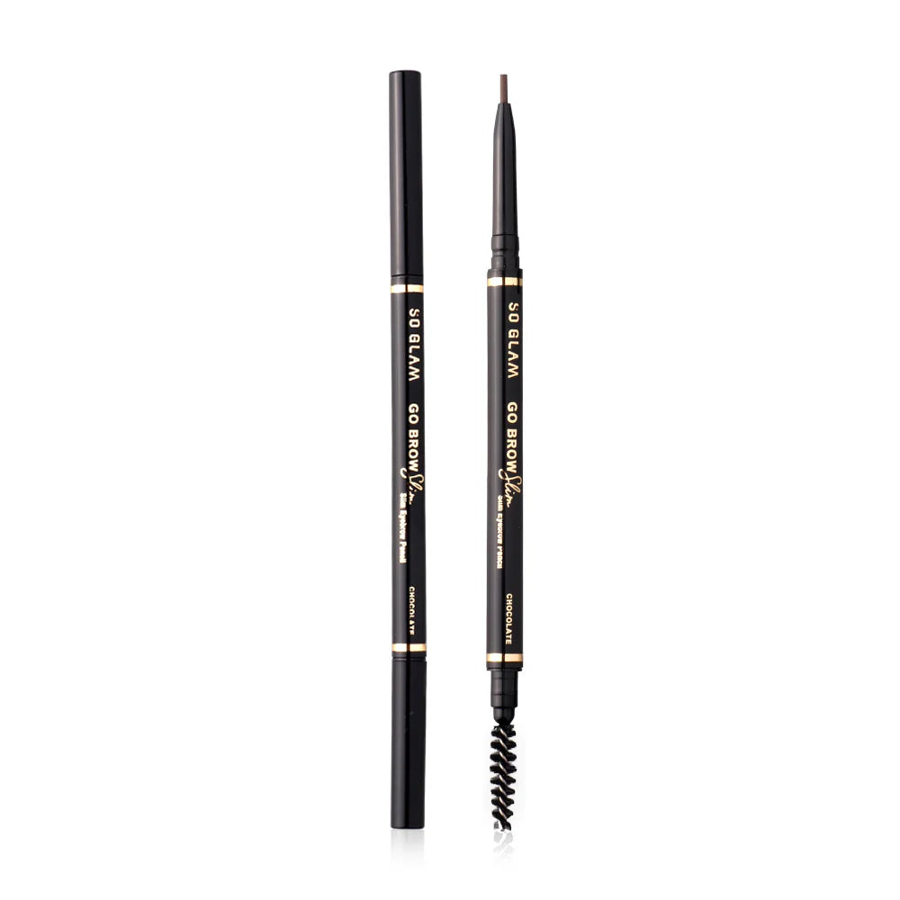 So Glam Go Brow Slim Slim Eyebrow Pencil 1.5g - #02 Chocolate