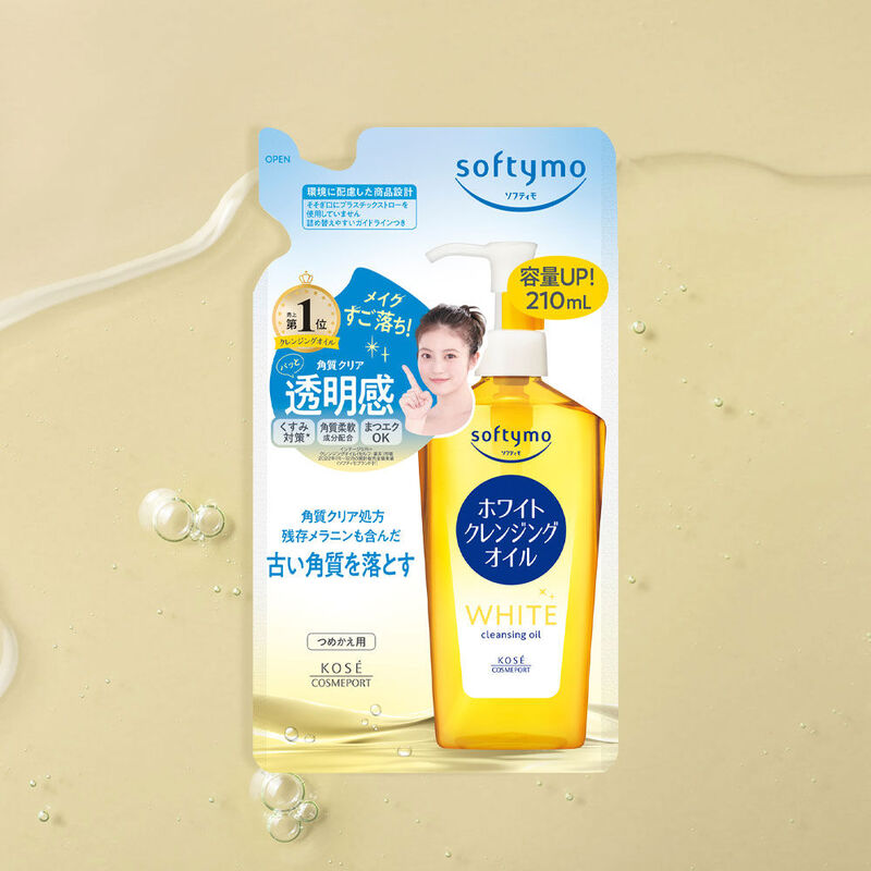 SOFTYMO White Cleansing Oil Refill 210ml