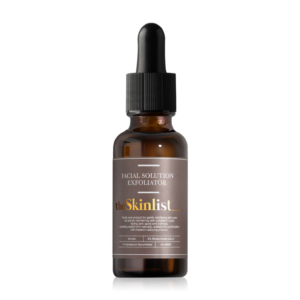 The Skinlist Facial Solution Exfoliator 5% AHA + 4% HEPES 30g
