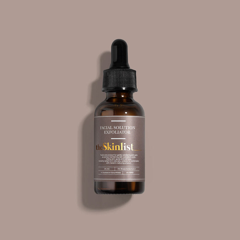 The Skinlist Facial Solution Exfoliator 5% AHA + 4% HEPES 30g