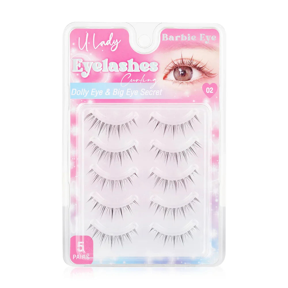 U Lady Eyelash Barbie 5 Pairs - #No.02