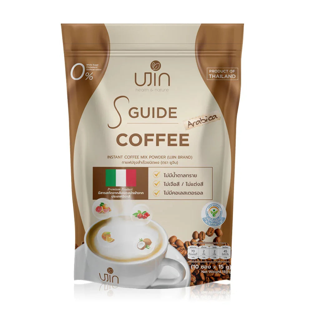 Ujin S Guide Coffee Instant Coffee Mix Powder 15g x 10 Sachets