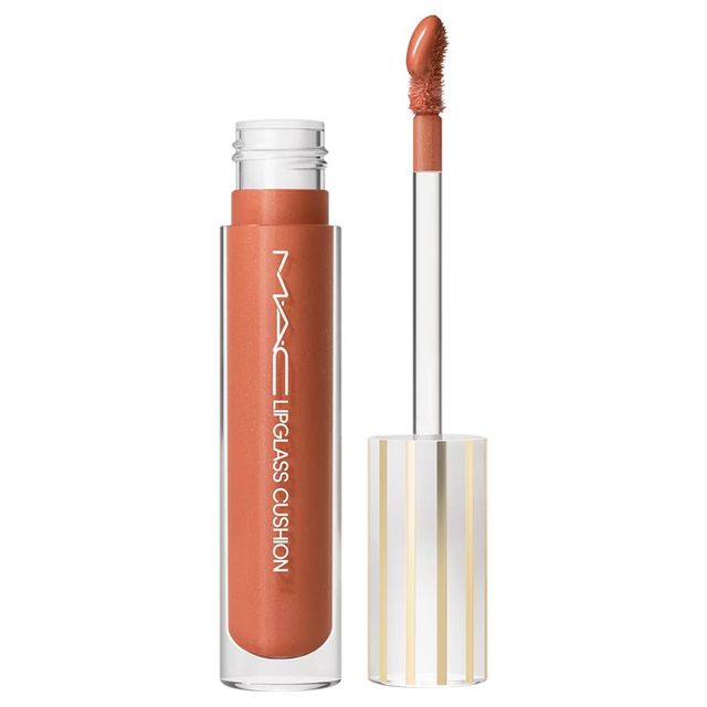 MAC Lipglass Cushion High-pigment Lip-signature Vanilla/.17Floz 5ml #Signature Vanilla