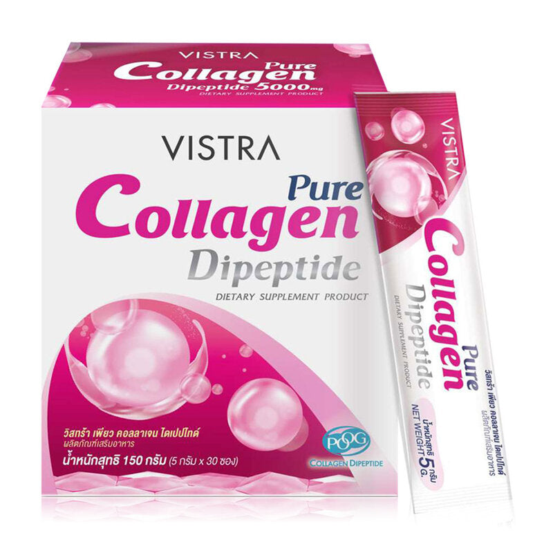 Vistra Pure Collagen Dipeptide 5000mg 30 Sachets