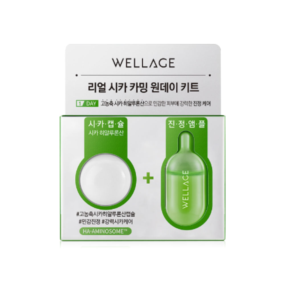 Wellage Real Cica Calming One Day Kit 15ml